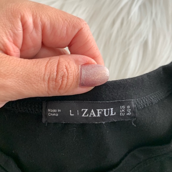 Black Zaful Crop Top - Picture 3 of 5